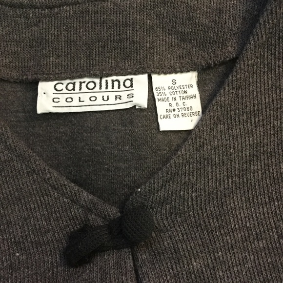 Carolina  Colours Vintage Gray cardigan, Size S - Picture 3 of 3